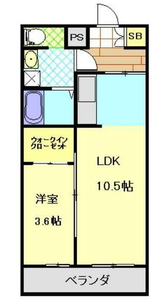 トレステーラＤｕｖａⅡ 301｜大分県大分市南春日町(賃貸マンション1LDK・3階・40.05㎡)の写真 その2