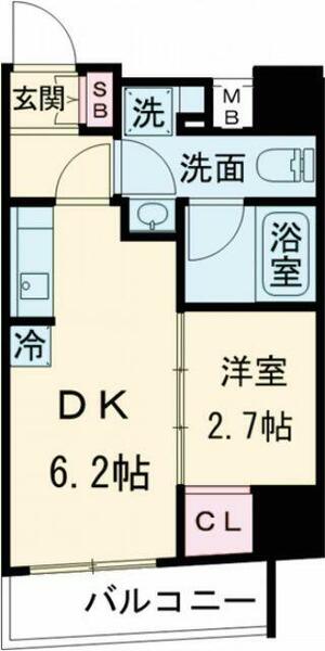 アーバネックス西新宿Ⅱ 902｜東京都新宿区北新宿１丁目(賃貸マンション1DK・9階・25.30㎡)の写真 その2