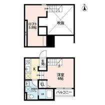 福岡県福岡市早良区賀茂２丁目（賃貸アパート1R・2階・20.52㎡） その2