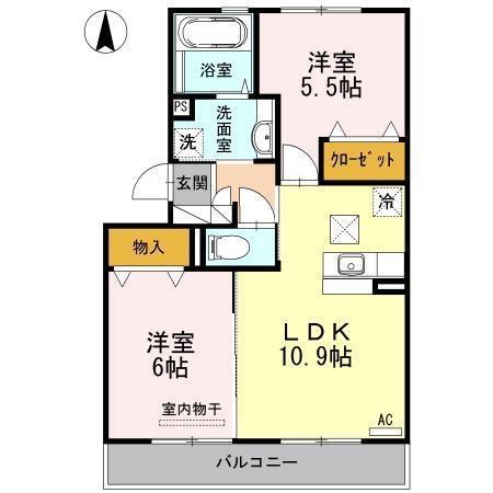 同じ建物の物件間取り写真 - ID:245003200569