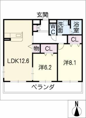 同じ建物の物件間取り写真 - ID:224004785747