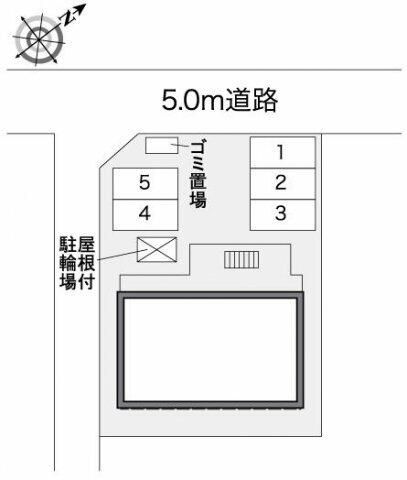 レオパレスレユール大和 104｜愛知県岡崎市大和町字平田(賃貸アパート1K・1階・22.35㎡)の写真 その9