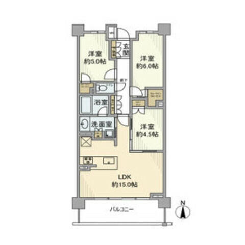 同じ建物の物件間取り写真 - ID:223031730693