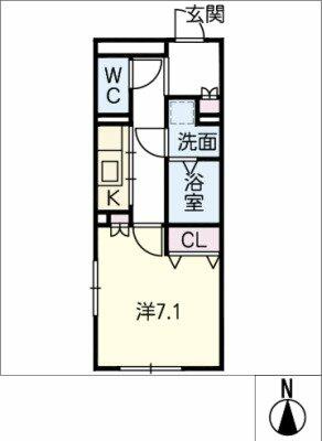 ＬＵＯＲＥ大曽根ＮＯＲＴＨ503の間取り