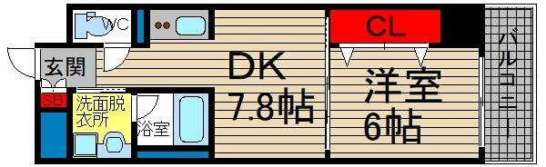 サージュ天王寺｜大阪府大阪市天王寺区国分町(賃貸マンション1DK・10階・33.24㎡)の写真 その2