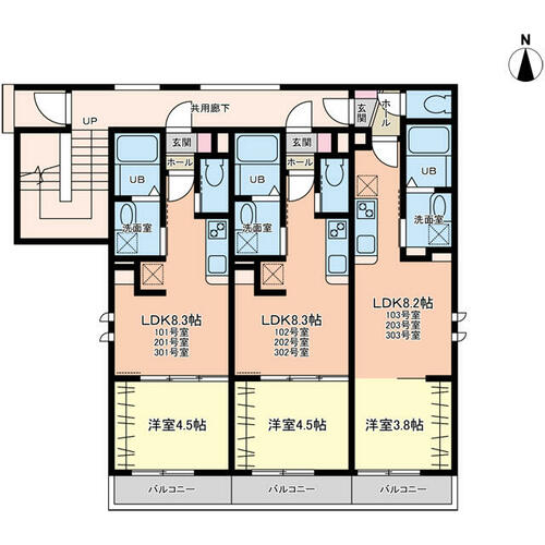 同じ建物の物件間取り写真 - ID:204004779055