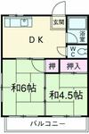 八王子市小比企町 2階建 築43年のイメージ