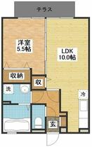 アルペジオ久原Ｂ棟 202 ｜ 長崎県大村市久原１丁目（賃貸アパート1LDK・1階・40.07㎡） その2