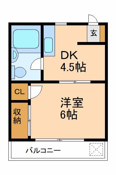 かすがマンション 304｜千葉県松戸市松戸(賃貸マンション1DK・3階・25.00㎡)の写真 その2