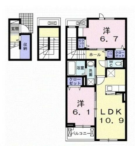 同じ建物の物件間取り写真 - ID:214055812817