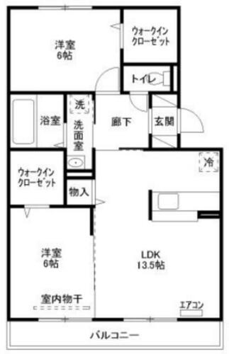 同じ建物の物件間取り写真 - ID:211046594473