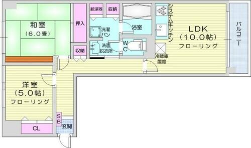 同じ建物の物件間取り写真 - ID:201022901987