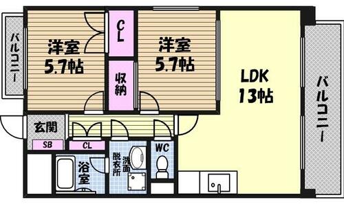 同じ建物の物件間取り写真 - ID:223031336586