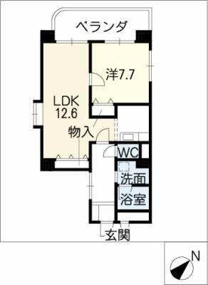 同じ建物の物件間取り写真 - ID:223031832769