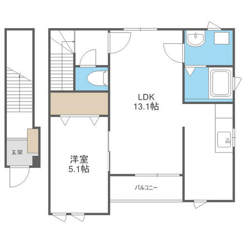 同じ建物の物件間取り写真 - ID:240028260119