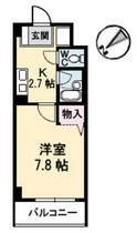 ＪＲＢハイツ横川  ｜ 広島県広島市西区打越町（賃貸マンション1K・4階・24.96㎡） その2