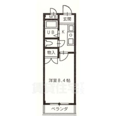 愛知県名古屋市中村区並木２丁目(賃貸アパート1K・3階・24.94㎡)の写真 その2