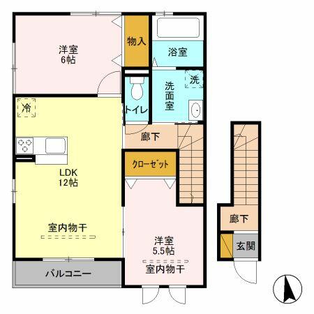 同じ建物の物件間取り写真 - ID:211046658110