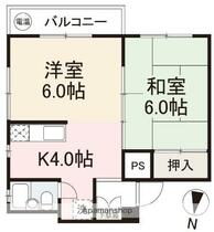 小西マンション（多賀町） 301 ｜ 香川県高松市多賀町１丁目（賃貸マンション2K・3階・36.85㎡） その2