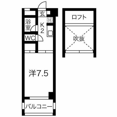 同じ建物の物件間取り写真 - ID:223032477695