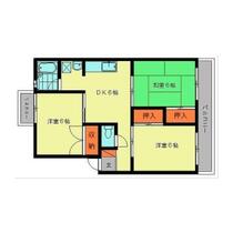 鳥井コーポ 202 ｜ 福岡県春日市若葉台西２丁目（賃貸マンション3DK・2階・57.42㎡） その2