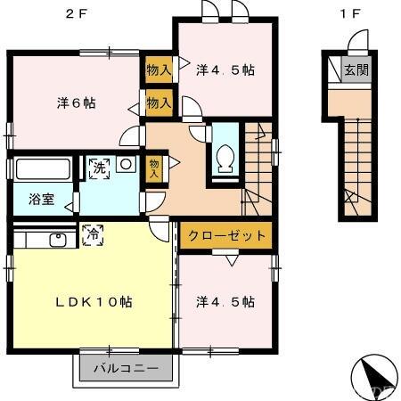 同じ建物の物件間取り写真 - ID:223030114183