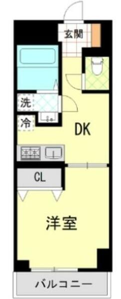 三洋キャッスルハイツ｜東京都大田区羽田４丁目(賃貸マンション1DK・2階・30.41㎡)の写真 その2