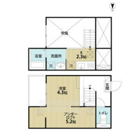 同じ建物の物件間取り写真 - ID:223033118399