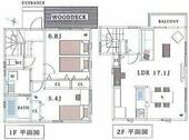 世田谷区上用賀４丁目 2階建 築13年のイメージ