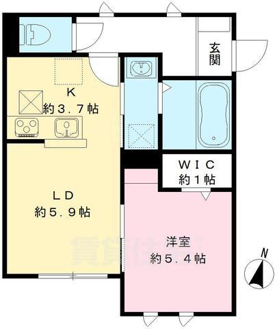 同じ建物の物件間取り写真 - ID:213103124416