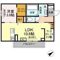 アムール  ｜ 広島県広島市安佐南区山本３丁目（賃貸アパート1LDK・3階・42.79㎡） その2