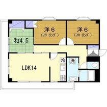 ベルーガ横浜 201 ｜ 神奈川県横浜市瀬谷区下瀬谷２丁目（賃貸マンション3LDK・2階・74.00㎡） その2