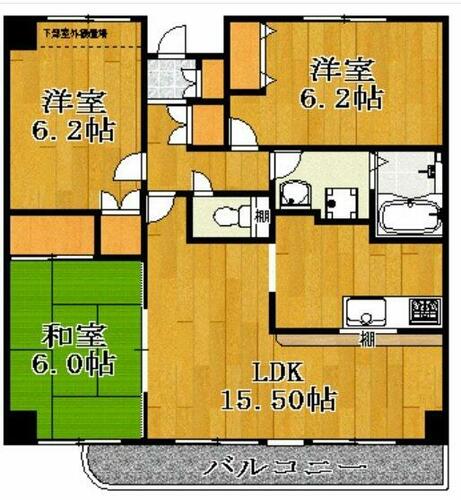 同じ建物の物件間取り写真 - ID:212042850457