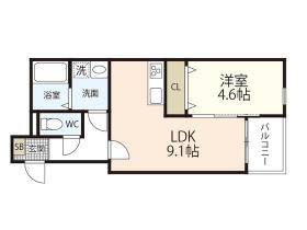 （仮）緑井７丁目ＡＰ  ｜ 広島県広島市安佐南区緑井７丁目（賃貸アパート1LDK・1階・35.92㎡） その1