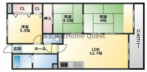 同じ建物の物件間取り写真 - ID:227082347897