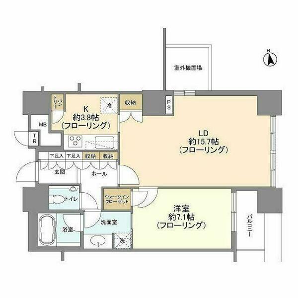 東京都港区台場２丁目(賃貸マンション1LDK・21階・64.24㎡)の写真 その2