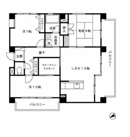 同じ建物の物件間取り写真 - ID:247000628954