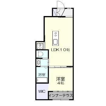 ラ・カンパネラ｜宮崎県宮崎市吉村町寺ノ前(賃貸アパート1LDK・1階・36.49㎡)の写真 その2