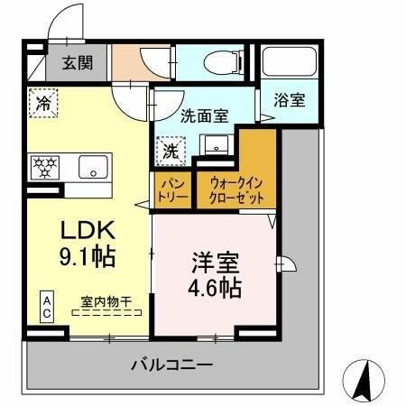 同じ建物の物件間取り写真 - ID:214059053708