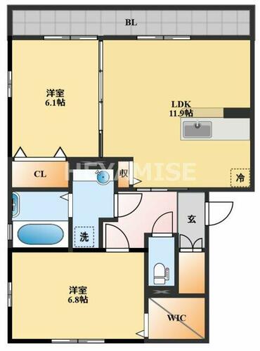 同じ建物の物件間取り写真 - ID:242001499098