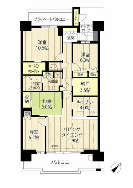 プラウド新浦安｜千葉県浦安市高洲４丁目(賃貸マンション4LDK・13階・117.86㎡)の写真 その2