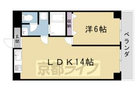 バルコ衣笠 406 ｜ 京都府京都市北区衣笠北荒見町（賃貸マンション1LDK・4階・43.00㎡） その2