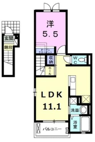 同じ建物の物件間取り写真 - ID:214055369352