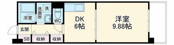 ロイヤルパーク多摩川 232｜神奈川県川崎市多摩区中野島５丁目(賃貸マンション1DK・2階・39.24㎡)の写真 その2