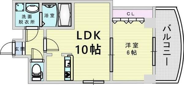 ノルデンタワー天神橋｜大阪府大阪市北区本庄東１丁目(賃貸マンション1LDK・17階・43.30㎡)の写真 その2