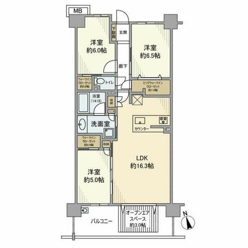 同じ建物の物件間取り写真 - ID:214055794690