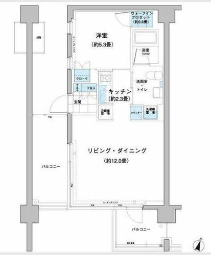 同じ建物の物件間取り写真 - ID:213103402358