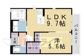 Ｂｏａ　Ｖｉｓｔａ 201 ｜ 京都府京都市北区紫竹西北町（賃貸アパート1LDK・2階・40.00㎡） その2