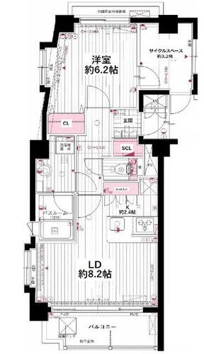 同じ建物の物件間取り写真 - ID:213102573238