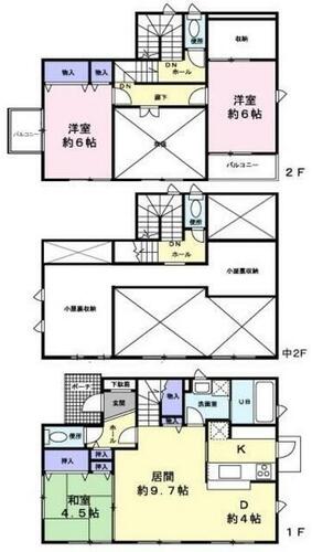 同じ建物の物件間取り写真 - ID:213101786962